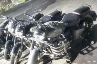 Traffic police's big action on drivers with pressure horns