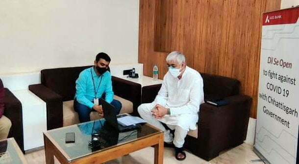 Axis Bank also came forward to raise resources for Corona patients