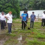 Amidst the activation of monsoon, the commissioner of the corporation inspected