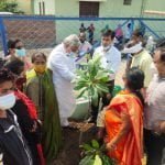 MLA Vora and Mayor Bakliwal planted 80 saplings at different places