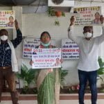 Congress picketing against inflation: Smt. Tulsi Sahu said that the Modi government at the Center did deceit with the poor people