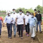 Bhilai MLA Devendra Yadav inspected Gothan, angry about the delay