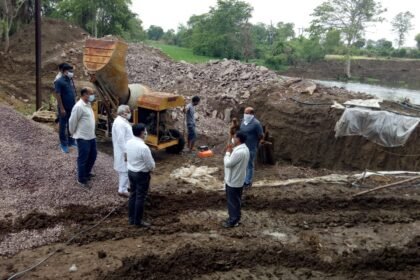 Due to incomplete construction works, the situation of waterlogging in the rainy season