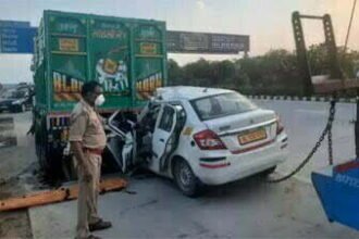 भीषण सड़क हादसा, एक ही घर के 3 लोगों की मौत, 2 की हालत नाजुक, दिल्ली का रहने वाला था परिवार