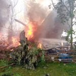 Major accident: Army plane crashed in Philippines, 85 people were on board