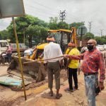 Strict on encroachment: Corporation removed encroachment from Gauravpath