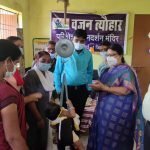 Malnutrition free campaign: Corporation commissioner reached Anganwadi center