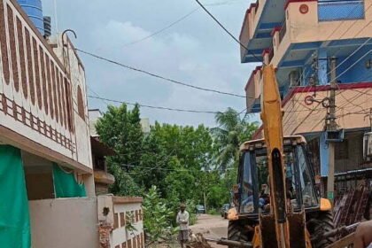 The boundary wall was done on the road land… the notice was also ignored