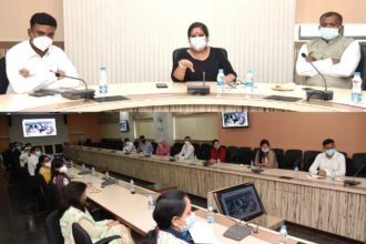 Senior officials of Rajasthan arrived to study the Godhan Nyay scheme of Chhattisgarh