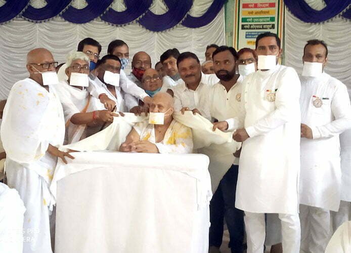 Sant Ratan Muni Maharaj's 73rd abstinence day celebrated at Mangal Sadhana Kendra Mangalam