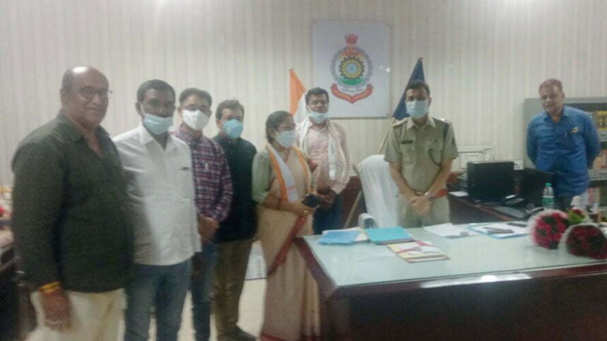 Under the leadership of District Congress Committee Bhilai President Tulsi Sahu