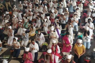 Chaturmas: More than 200 children and teenagers worship Mother Saraswati