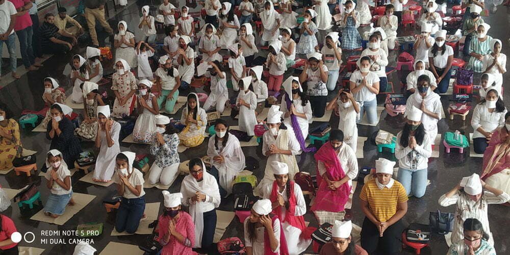 Chaturmas: More than 200 children and teenagers worship Mother Saraswati