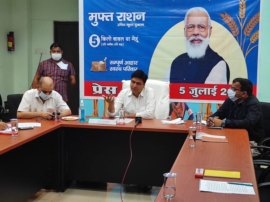 One lakh metric tonnes of rice supplied to Chhattisgarh under Pradhan Mantri Garib Kalyan Yojana-3