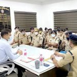 SP Prashant Aggarwal took the meeting of the officials of the traffic department
