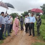 एडवेंचर पार्क के लिए प्रस्तावित जगह के निरीक्षण पर पहुंच कलेक्टर, सीईओ एवं प्रोजेक्ट एक्सपर्ट, लिए गए सुझाव