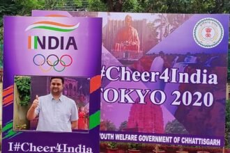 Chhattisgarh will increase the enthusiasm of India in the Olympics: Selfie zones in the capital
