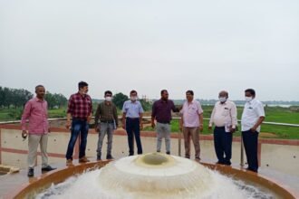 The team of Delhi inspected the ongoing works under AMRUT Mission