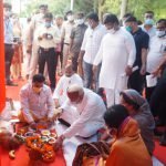 Home Minister Tamradhwaj Sahu reached Korea: Inaugurated 75 development works worth Rs 6.78 crore and performed Bhoomi Pujan