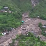घाटी में बाढ़ में छह घर बहे, 12 लोग लापता, एक महिला का शव बरामद