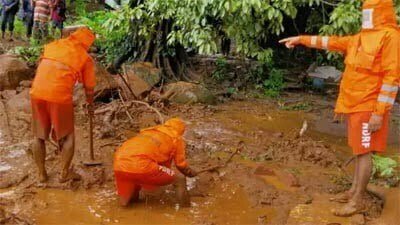 महाराष्ट्र के सतारा में भूस्खलन: NDRF ने 6 शव बरामद किए, 8 अब भी लापता