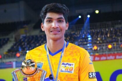 Reward for better performance.... BSP's pinnacle selected in Indian Senior Volleyball Team