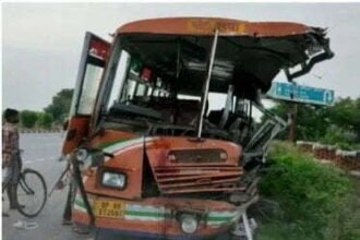 UP: Tragic accident in Etawah, roadways bus collided with truck