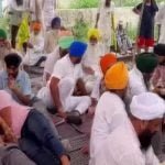 In Punjab, sugarcane farmers sitting on rail tracks, warned the government