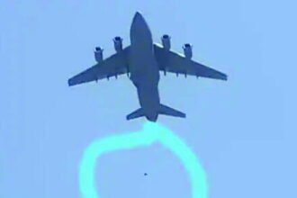 Taliban fear: Three people fleeing from Kabul, hiding in the tires of a US military plane