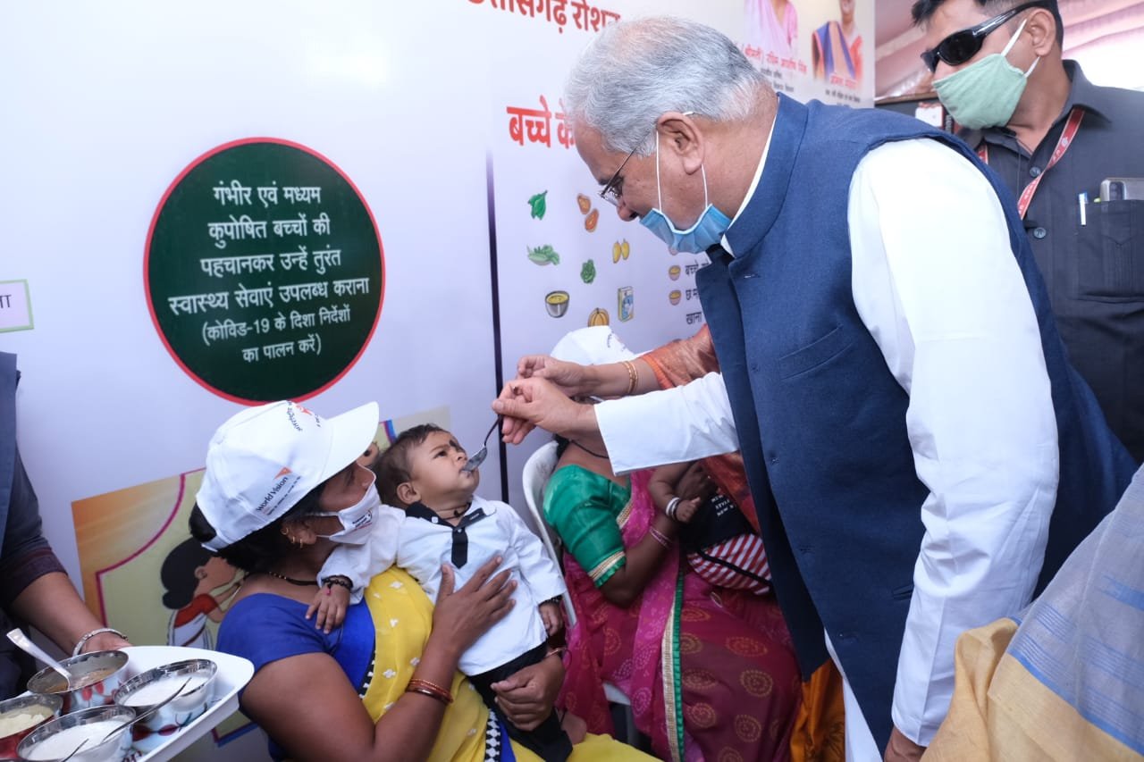 Effect of Chief Minister's Nutrition Campaign: Due to hot nutritious diet and proper care