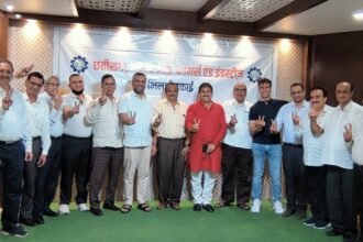 Honor Ceremony of Chhattisgarh Chamber of Commerce and Industry Bhilai Unit