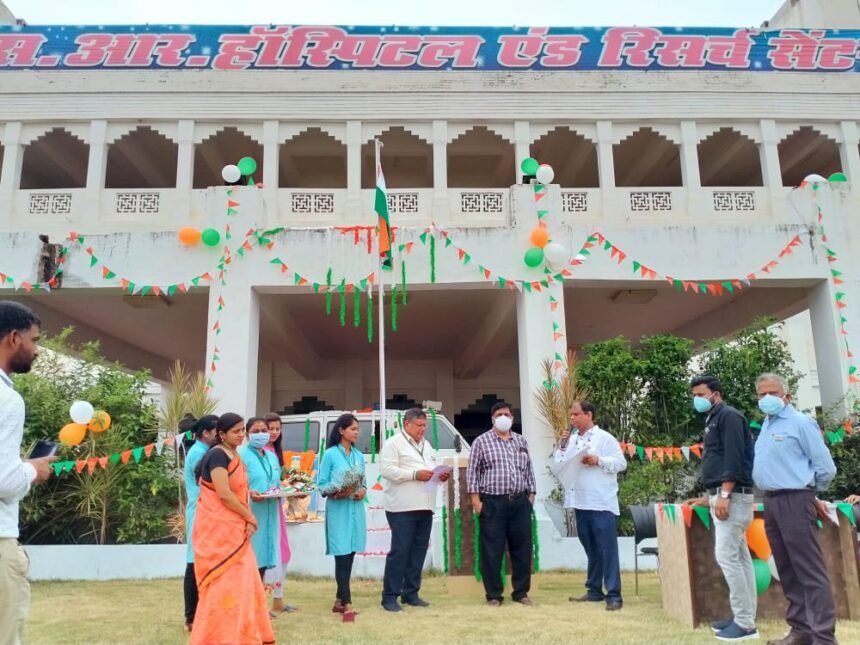 Amrit Mahotsav of Independence celebrated at SR Hospital and Research Center Chikhali
