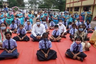 Education started in three government English medium schools in Bhilai