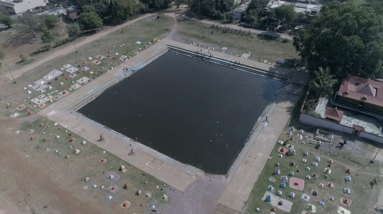 Beautification of Sector 2 pond with the initiative of MLA