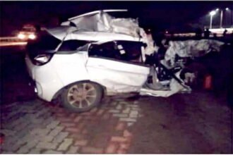 Horrific road accident in Korba: Death of three including son of Marwahi MLA, Chief Minister Bhupesh Baghel expressed grief