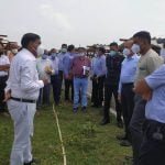Additional Chief Secretary and Special Secretary to the Chief Minister inspected