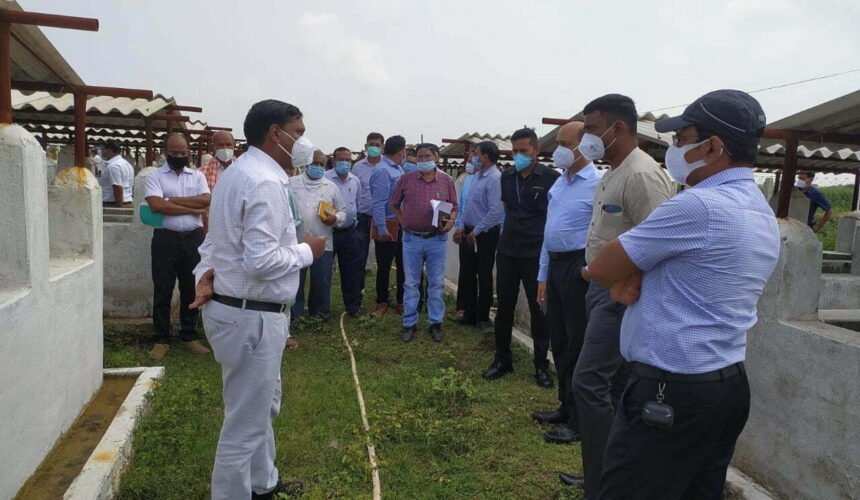 Additional Chief Secretary and Special Secretary to the Chief Minister inspected