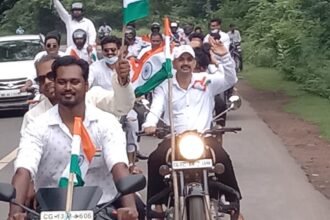 BM Shah Hospital management took out bike rally on Independence Day