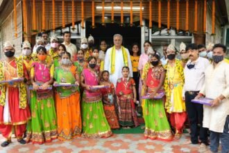 The festival of Shri Krishna Janmashtami at the Chief Minister's residence
