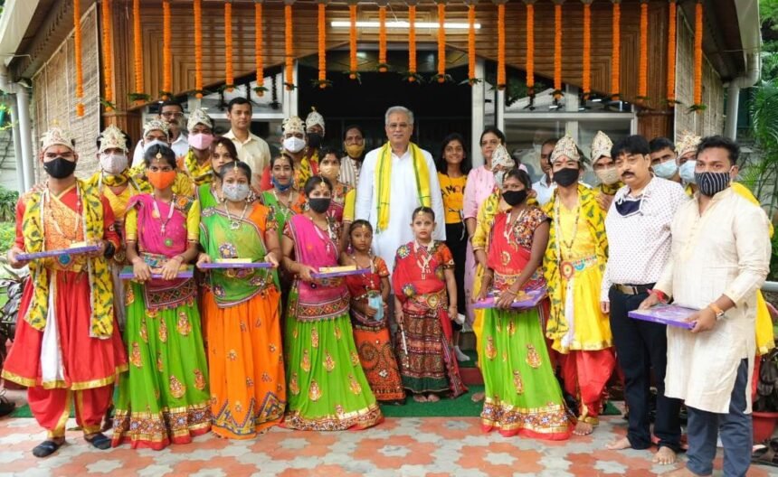 The festival of Shri Krishna Janmashtami at the Chief Minister's residence