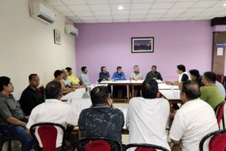 Announcement of office bearers of Zone-6 in the meeting of Chhattisgarh Chamber Bhilai Unit