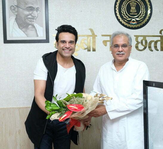 Comedian Krishna Abhishek had a courtesy call on the Chief Minister