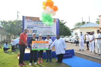 Organizing Fit India Freedom Run 2.0 in South East Central Railway