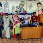 MLA representative Ekansh Banchhore met the players of weight lifting