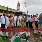 District Congress Bhilai bowed down on the birth anniversary of former Prime Minister Rajiv