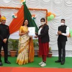 Rail Corona Warriors associated with Kovid-19 epidemic were honored on Independence Day.