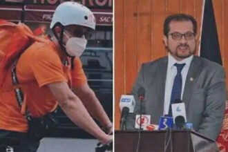 पूर्व मंत्री बने डिलिवरी बॉय, साइकल से घर-घर पहुंचा रहे पिज्जा