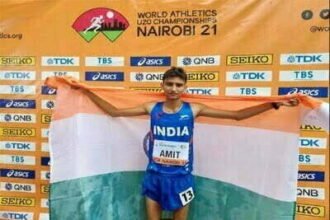 अंडर-20 वर्ल्ड एथलेटिक्स चैंपियनशिप: अमित खत्री ने रचा इतिहास, 10 हजार मीटर रेस वॉक में जीता रजत पदक