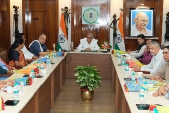 Courtesy meeting of Gujarat Vidhan Sabha delegation with Chief Minister