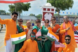 Dance in India Day parade brought the culture of Chhattisgarh